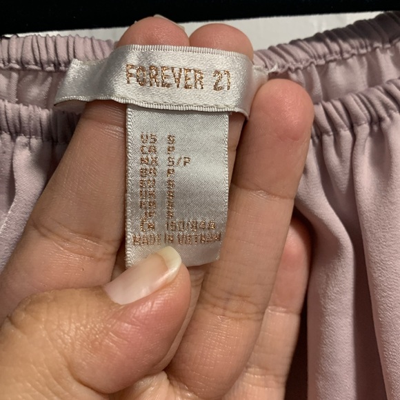 Forever 21 Purple Off the Shoulder Blouse - Picture 3 of 10